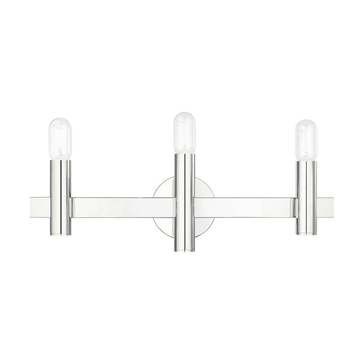 3 Light Polished Chrome Bath Vanity