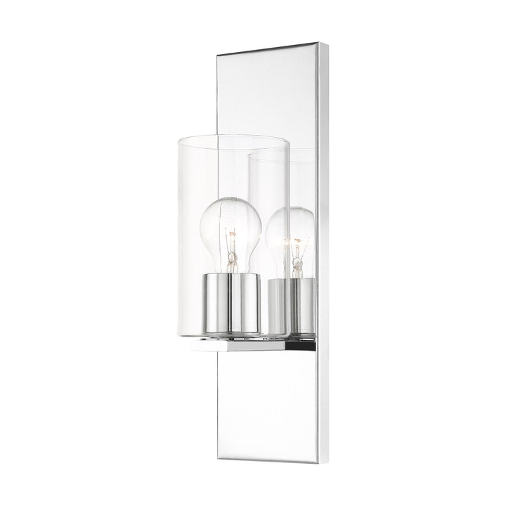 1 Light Polished Chrome Wall Sconce by Livex Lighting