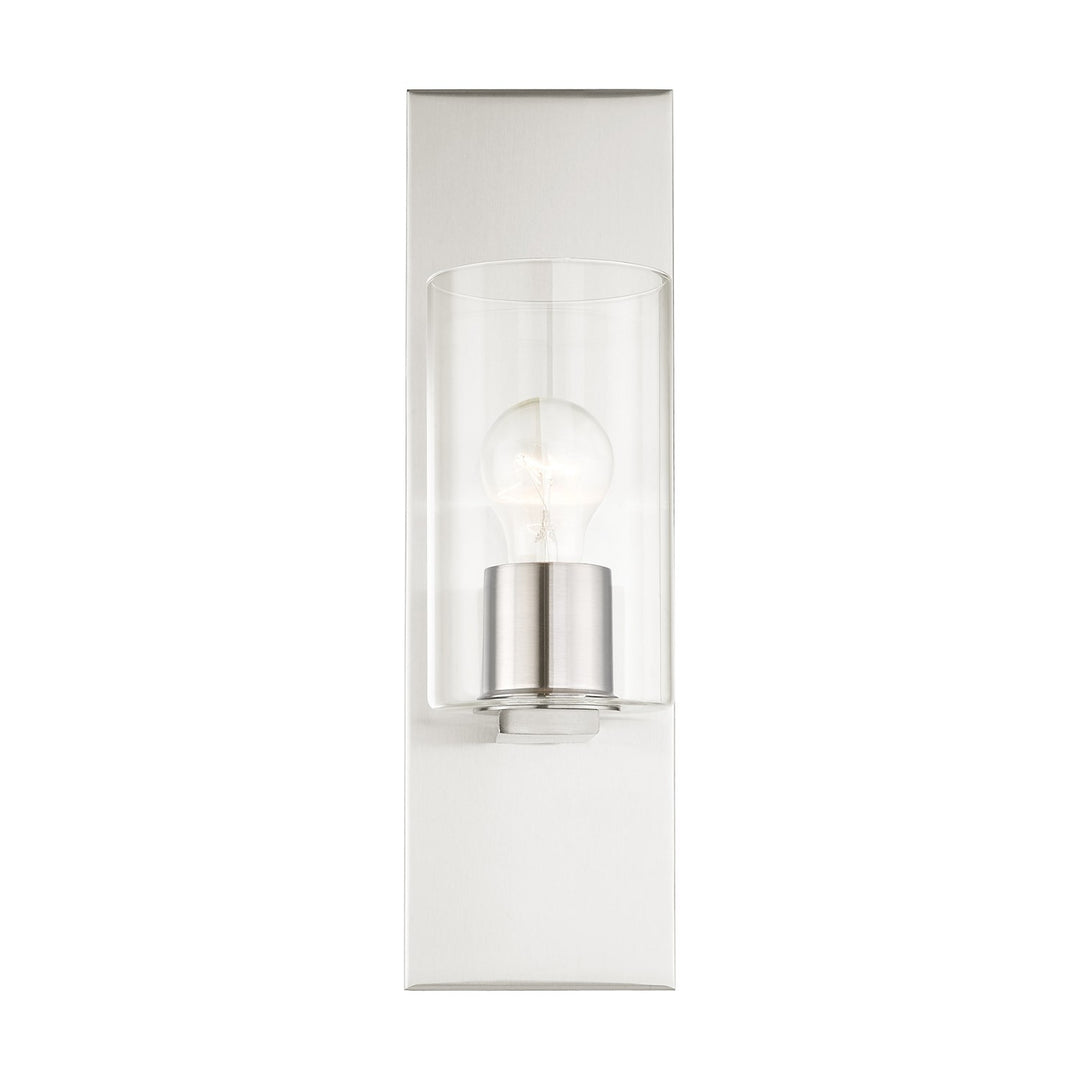 1 Light Brushed Nickel Wall Sconce