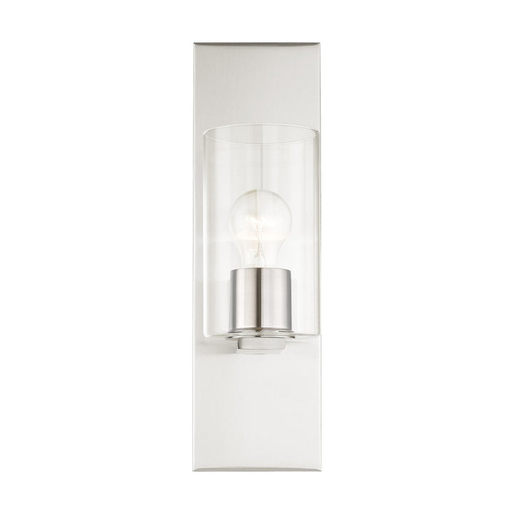 1 Light Brushed Nickel Wall Sconce