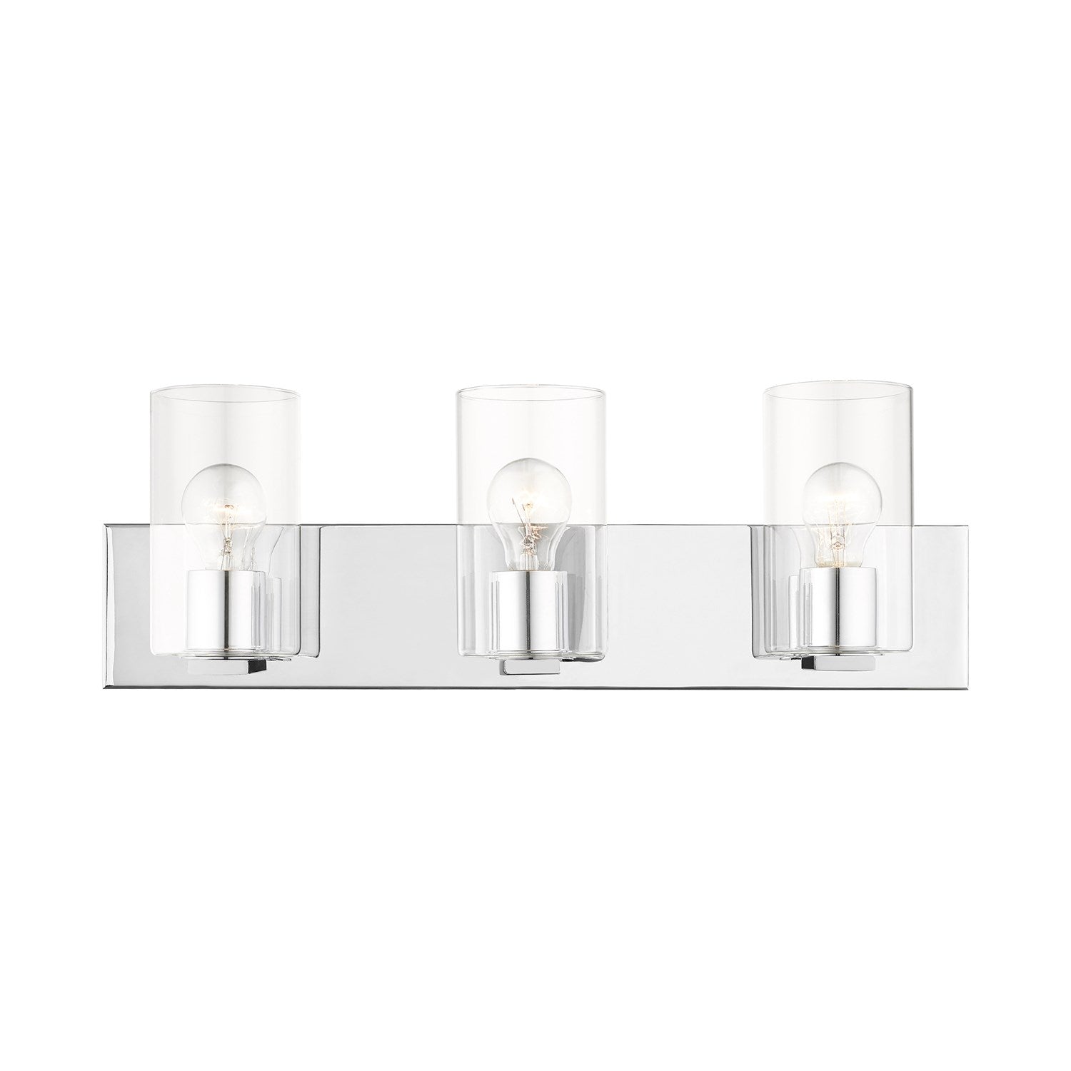 3 Light Polished Chrome Bath Vanity by Livex Lighting