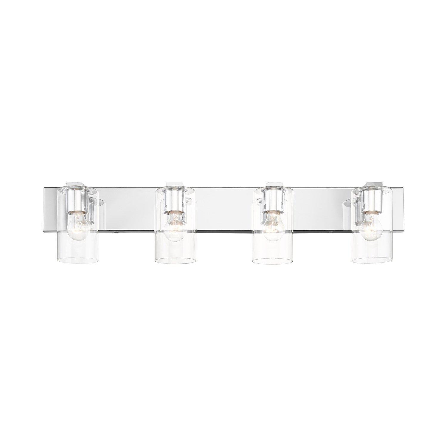 4 Light Polished Chrome Bath Vanity