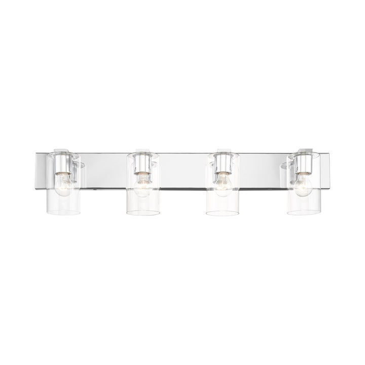4 Light Polished Chrome Bath Vanity