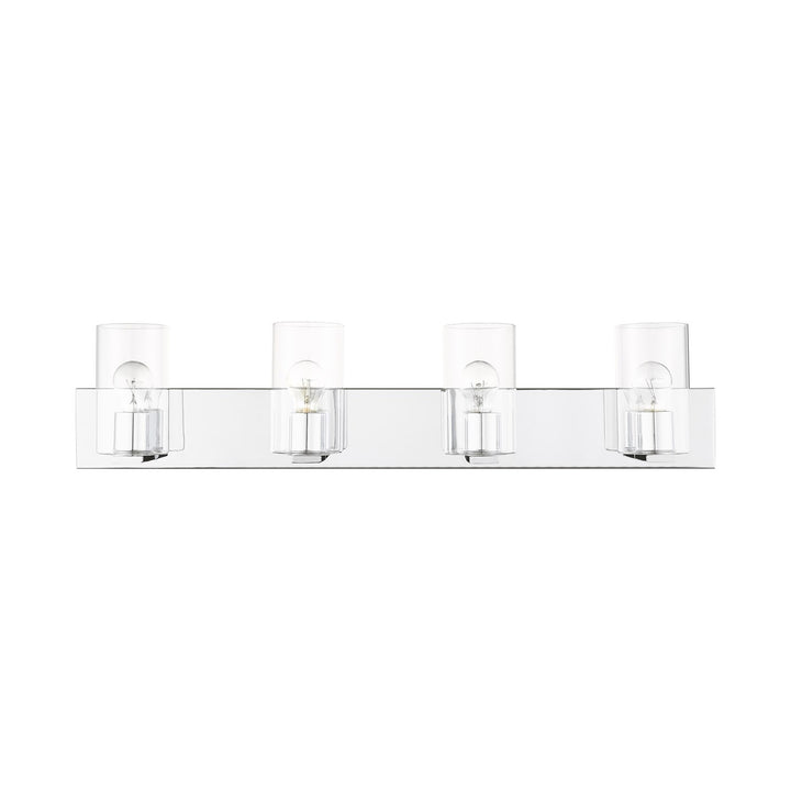 4 Light Polished Chrome Bath Vanity