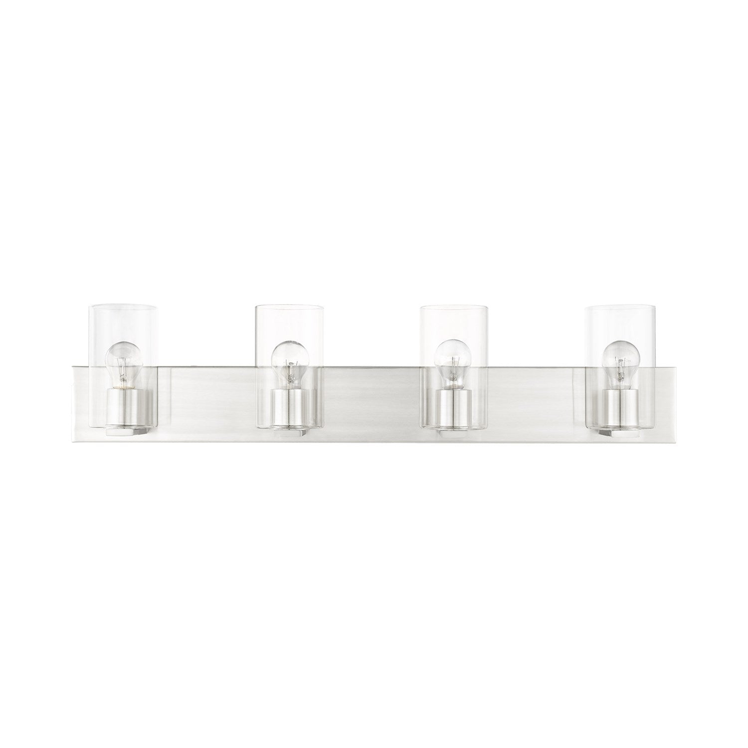 4 Light Brushed Nickel Bath Vanity