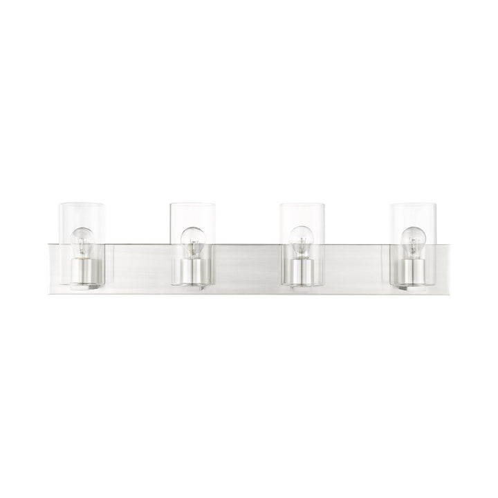 4 Light Brushed Nickel Bath Vanity