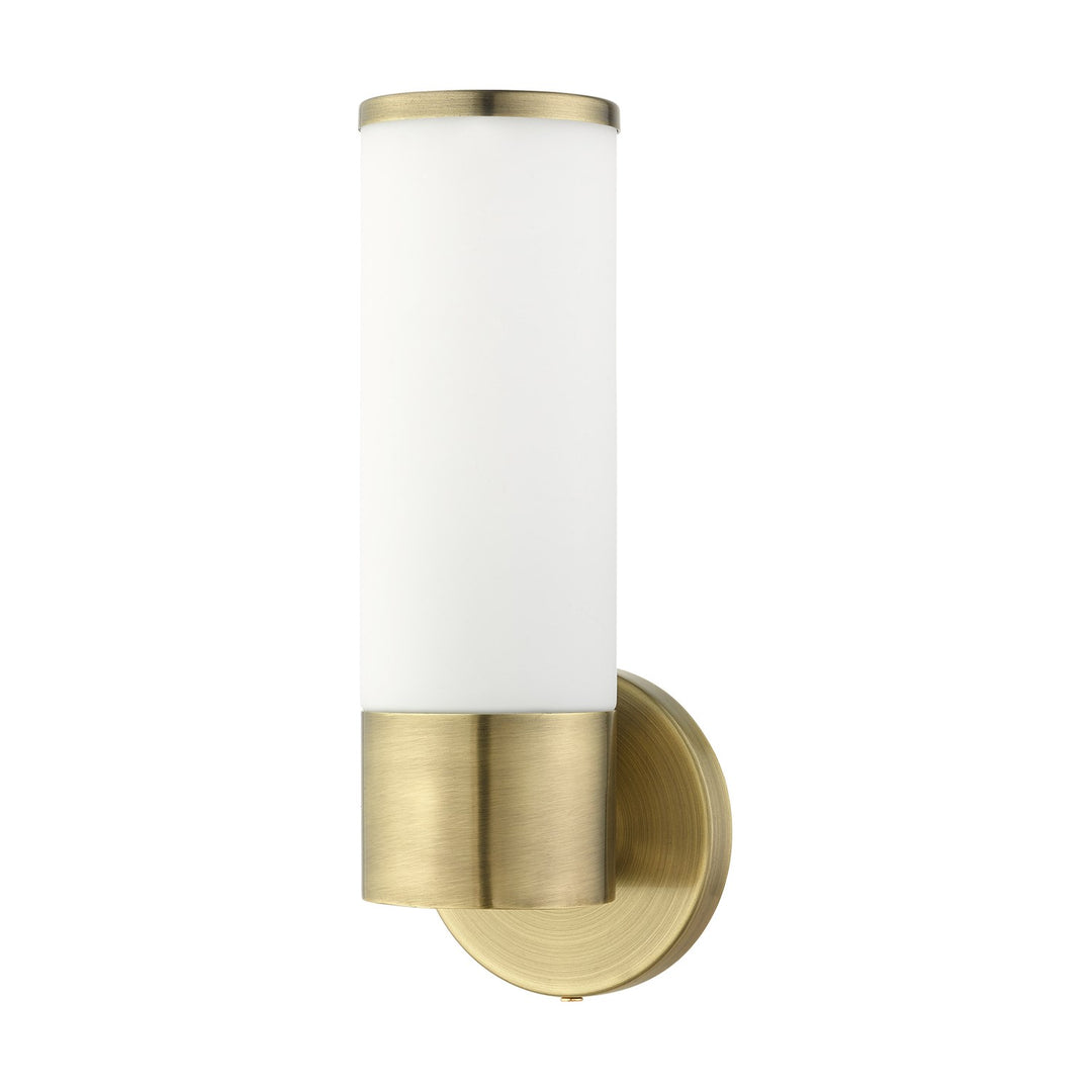 1 Light Antique Brass Ada Single Sconce