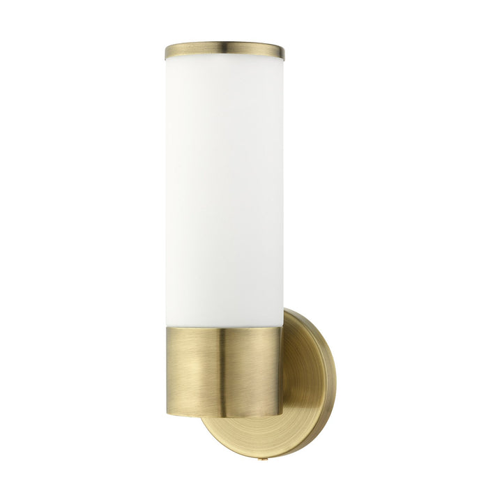 1 Light Antique Brass Ada Single Sconce