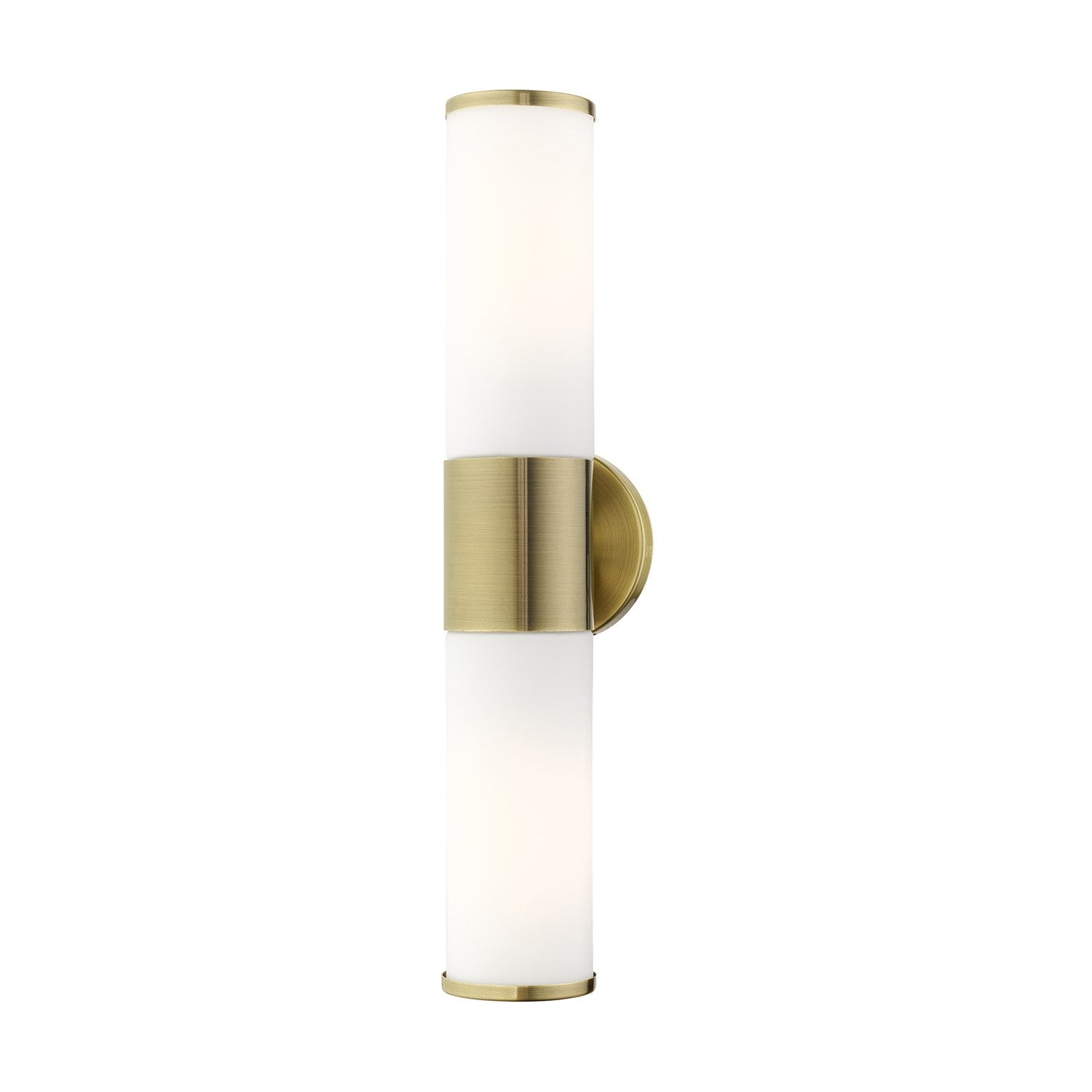 2 Light Antique Brass Ada Vanity Sconce by Livex Lighting