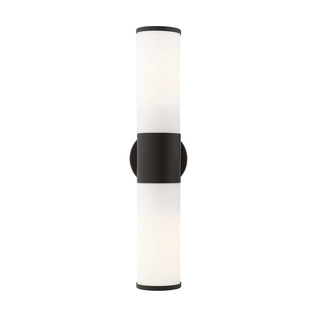2 Light Black Ada Vanity Sconce