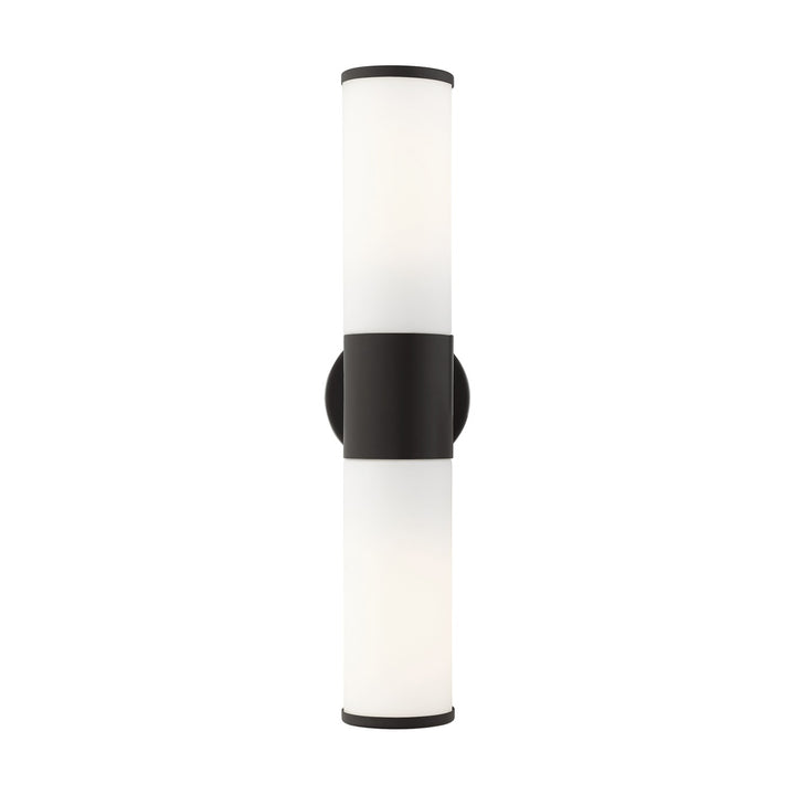 2 Light Black Ada Vanity Sconce