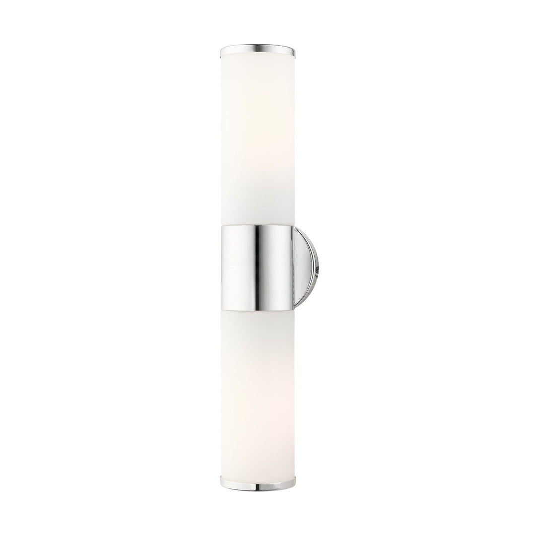 2 Light Polished Chrome Ada Vanity Sconce by Livex Lighting