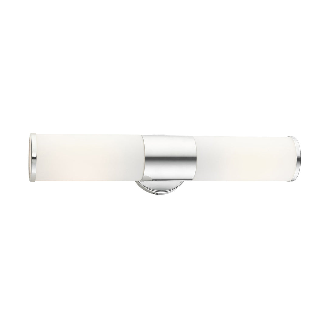 2 Light Polished Chrome Ada Vanity Sconce