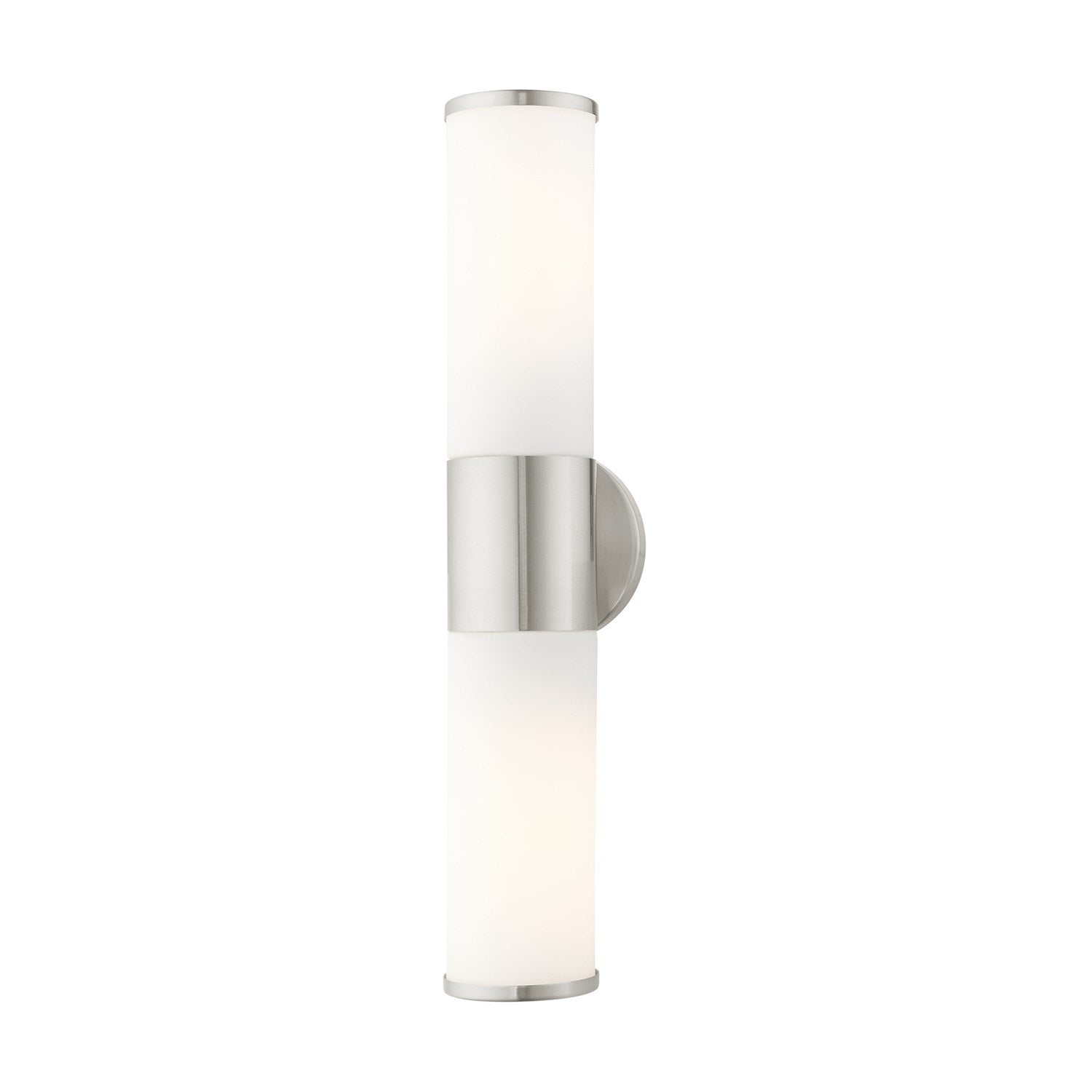 2 Light Brushed Nickel Ada Vanity Sconce by Livex Lighting