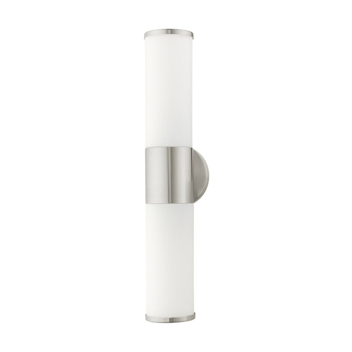 2 Light Brushed Nickel Ada Vanity Sconce