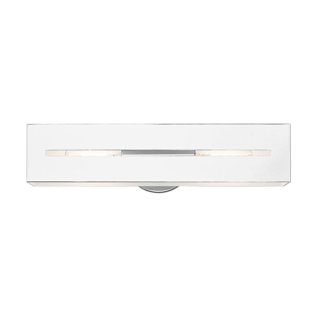 2 Light Polished Chrome Ada Vanity Sconce by Livex Lighting