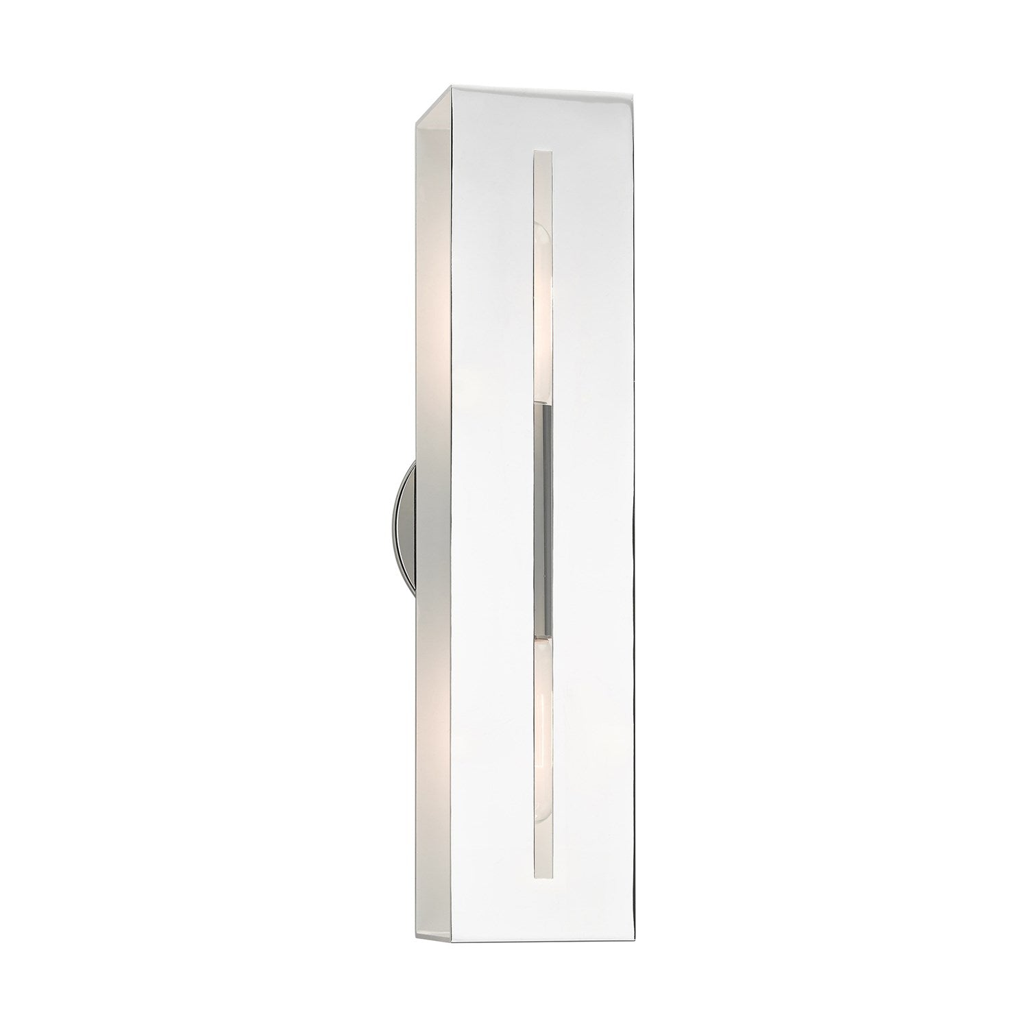 2 Light Polished Chrome Ada Vanity Sconce