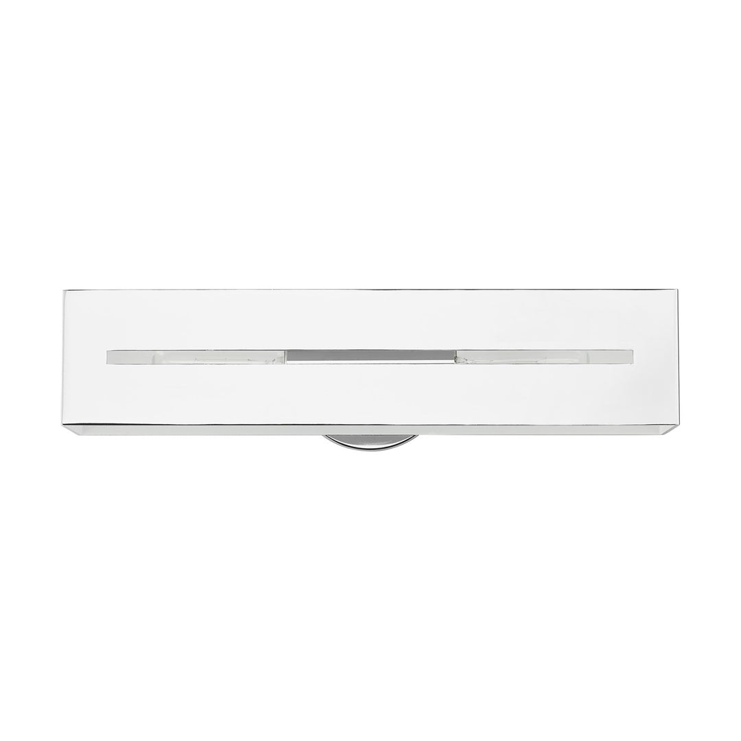 2 Light Polished Chrome Ada Vanity Sconce