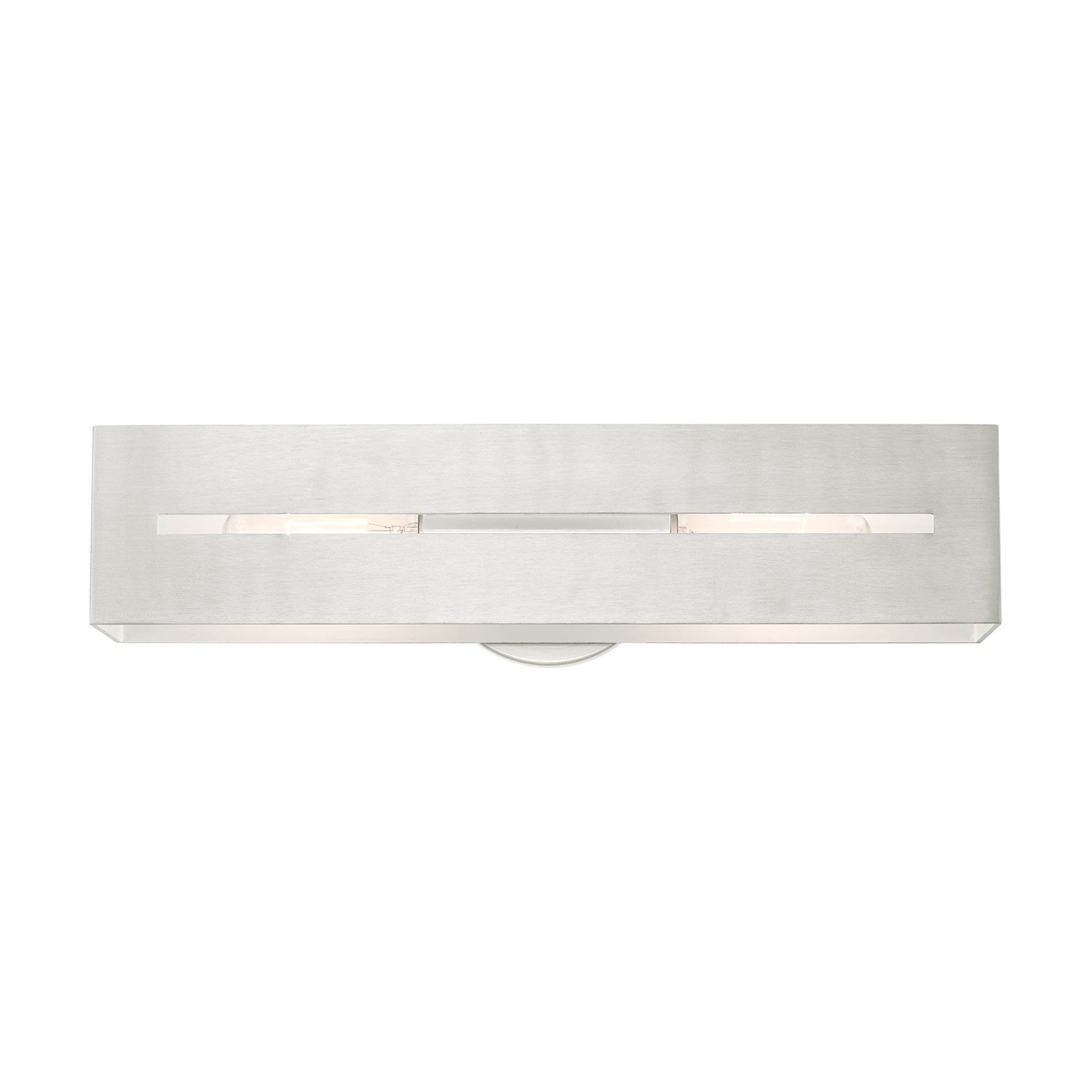 2 Light Brushed Nickel Ada Vanity Sconce by Livex Lighting