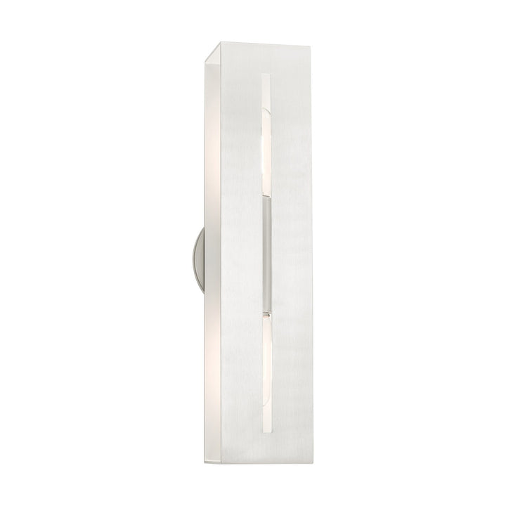 2 Light Brushed Nickel Ada Vanity Sconce