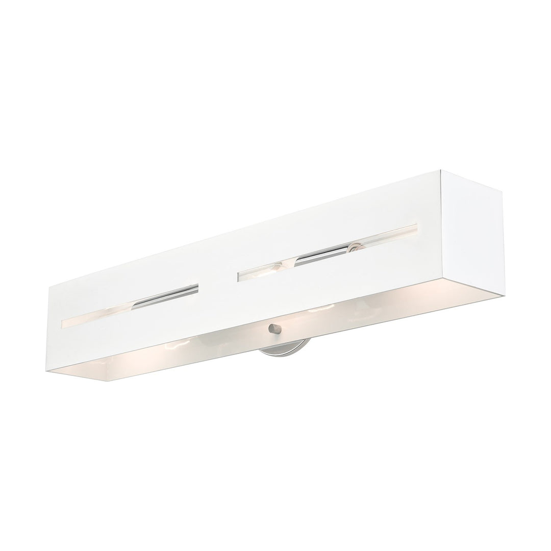 3 Light Polished Chrome Ada Vanity Sconce