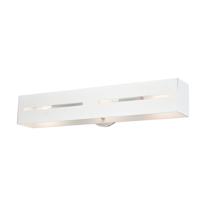 3 Light Polished Chrome Ada Vanity Sconce