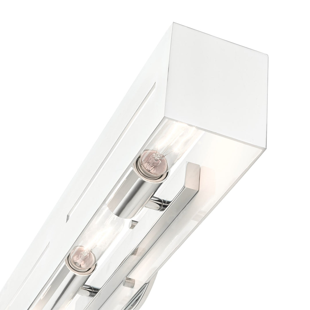 3 Light Polished Chrome Ada Vanity Sconce