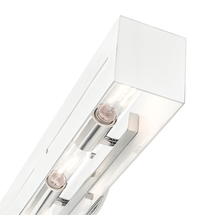3 Light Polished Chrome Ada Vanity Sconce