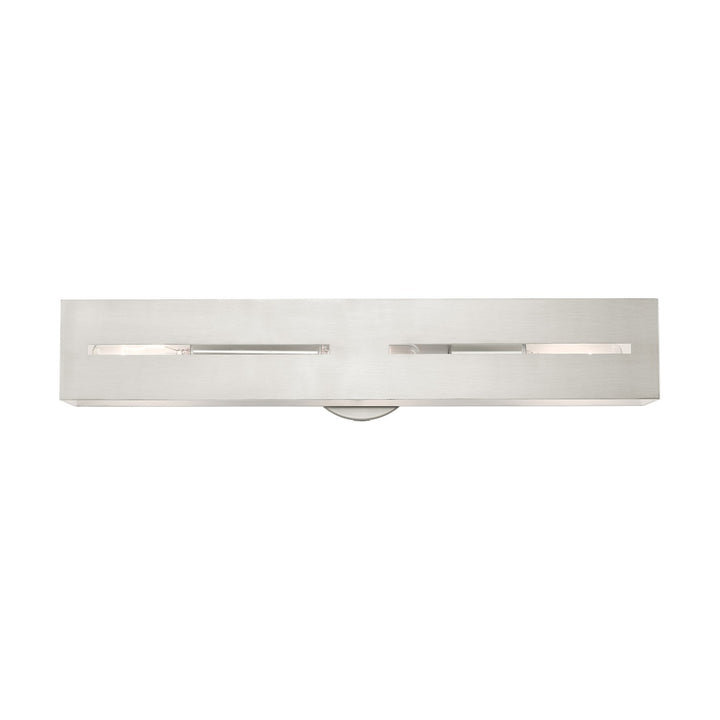 3 Light Brushed Nickel Ada Vanity Sconce by Livex Lighting