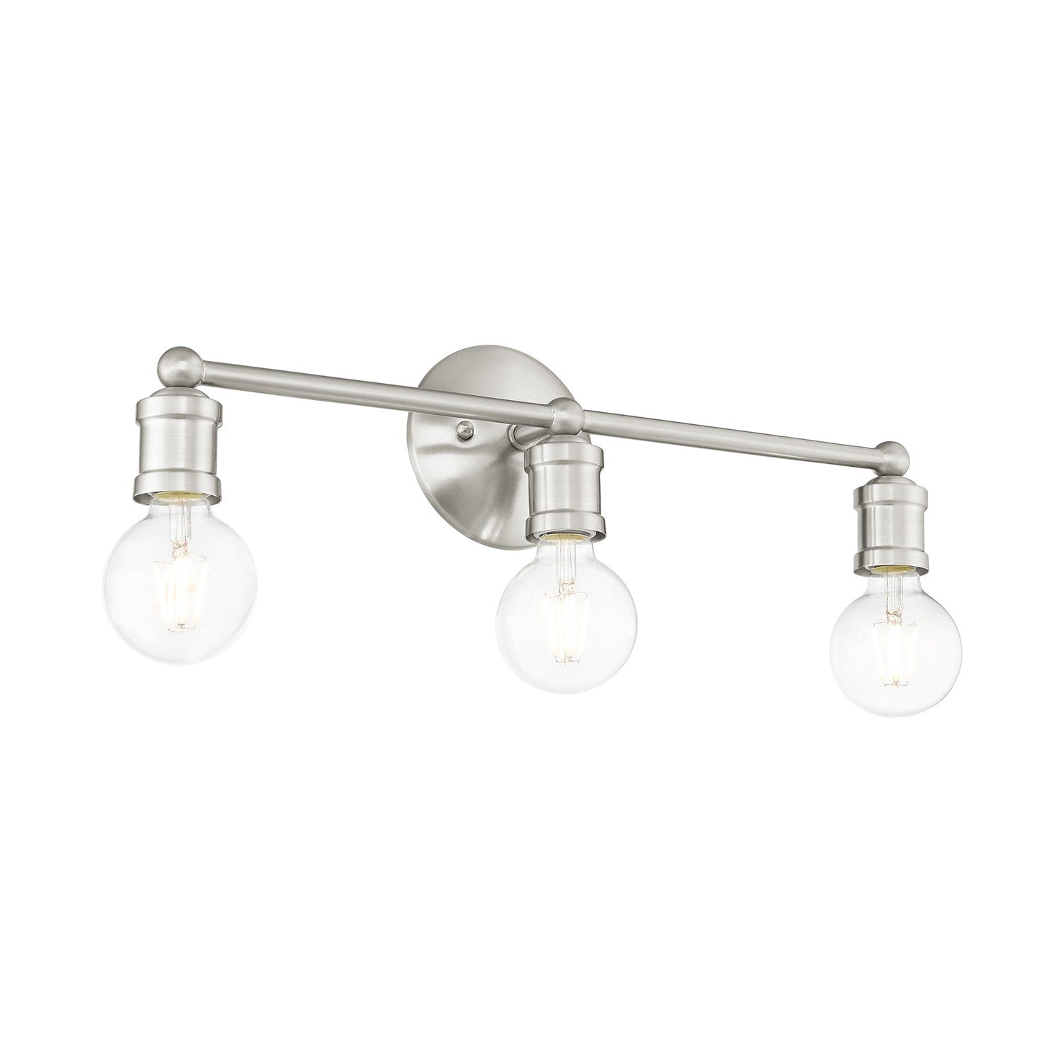 3 Light Brushed Nickel Bath Vanity