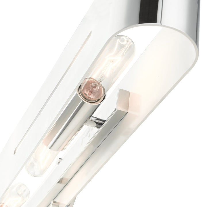 4 Light Polished Chrome Ada Vanity Sconce