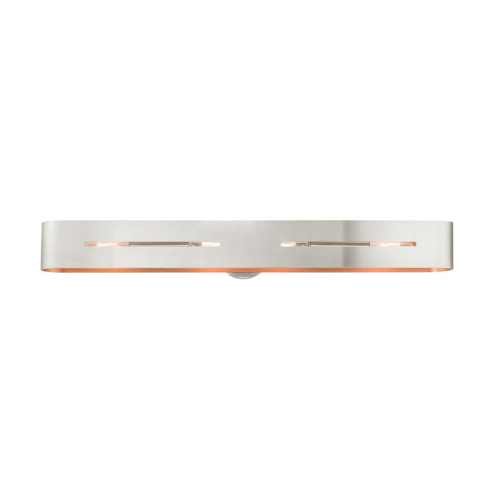 4 Light Brushed Nickel Ada Vanity Sconce by Livex Lighting