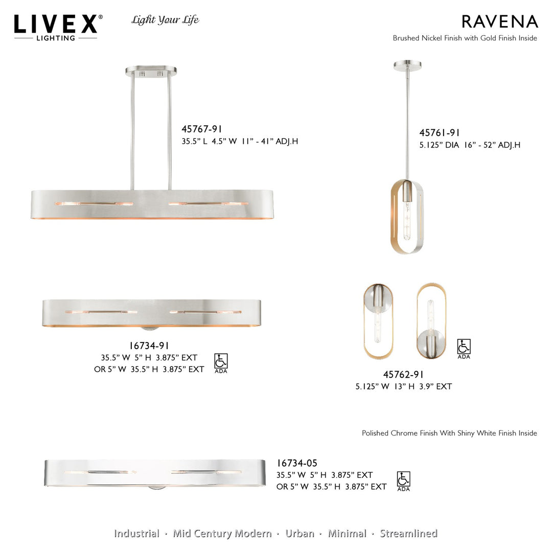 4 Light Brushed Nickel Ada Vanity Sconce