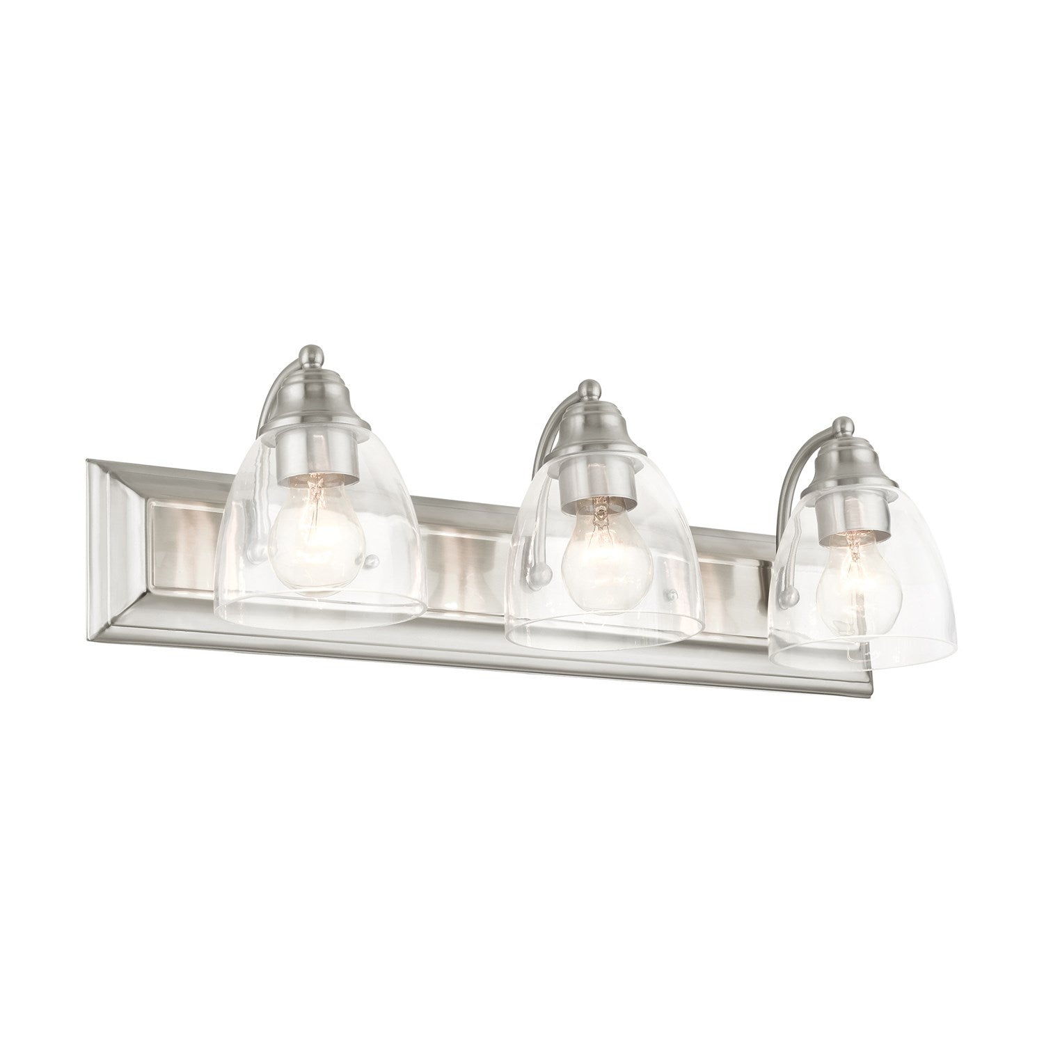 3 Light Brushed Nickel Vanity Sconce