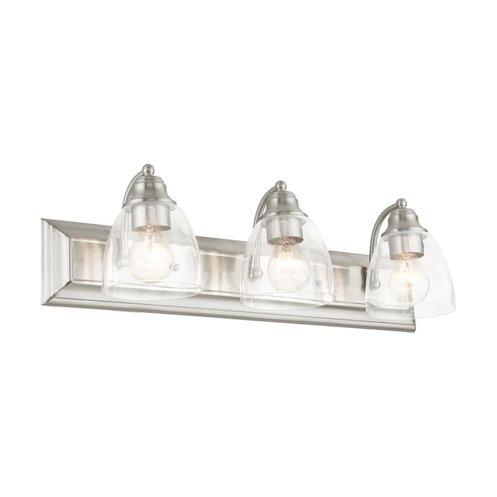3 Light Brushed Nickel Vanity Sconce