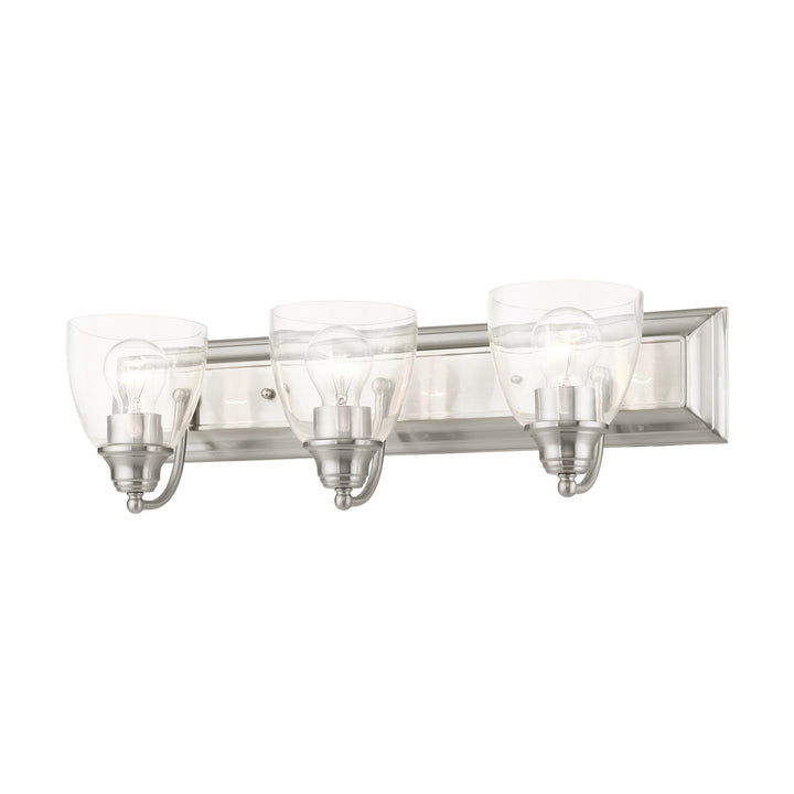 3 Light Brushed Nickel Vanity Sconce
