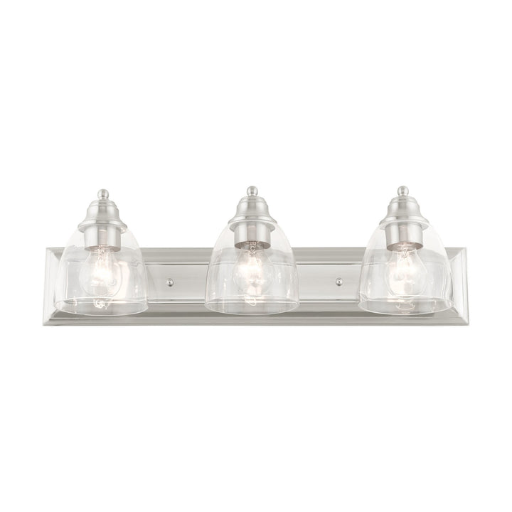 3 Light Brushed Nickel Vanity Sconce