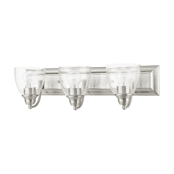 3 Light Brushed Nickel Vanity Sconce