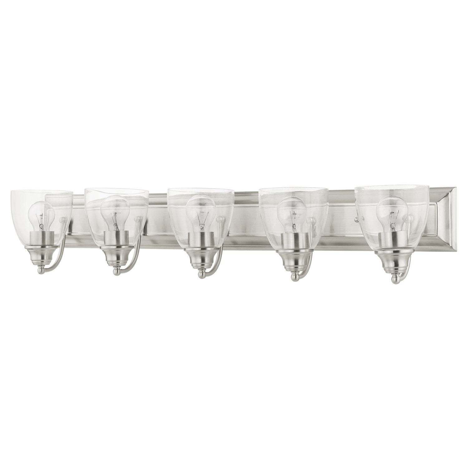 5 Light Brushed Nickel Vanity Sconce