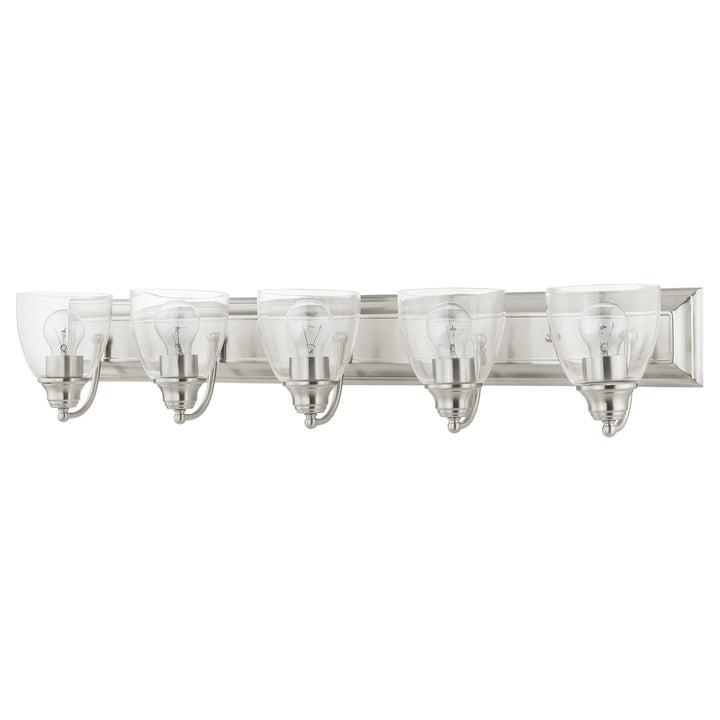 5 Light Brushed Nickel Vanity Sconce