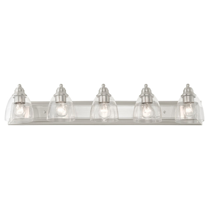 5 Light Brushed Nickel Vanity Sconce