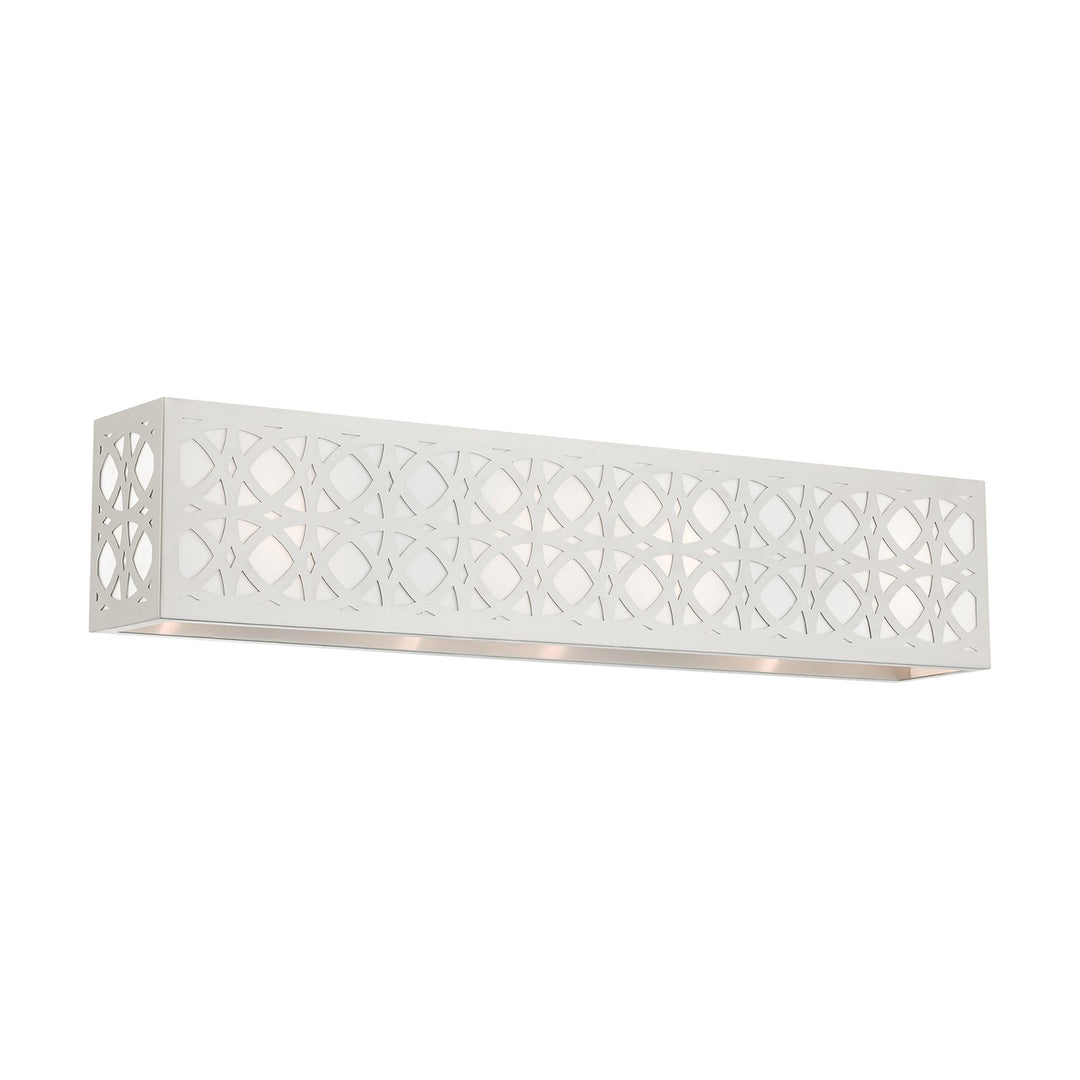 4 Light Brushed Nickel Ada Vanity Sconce by Livex Lighting