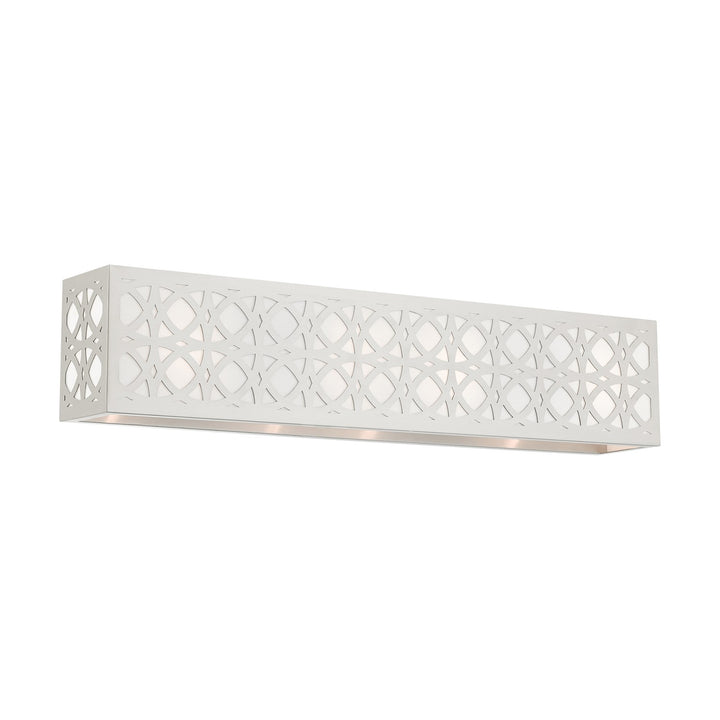 4 Light Brushed Nickel Ada Vanity Sconce by Livex Lighting