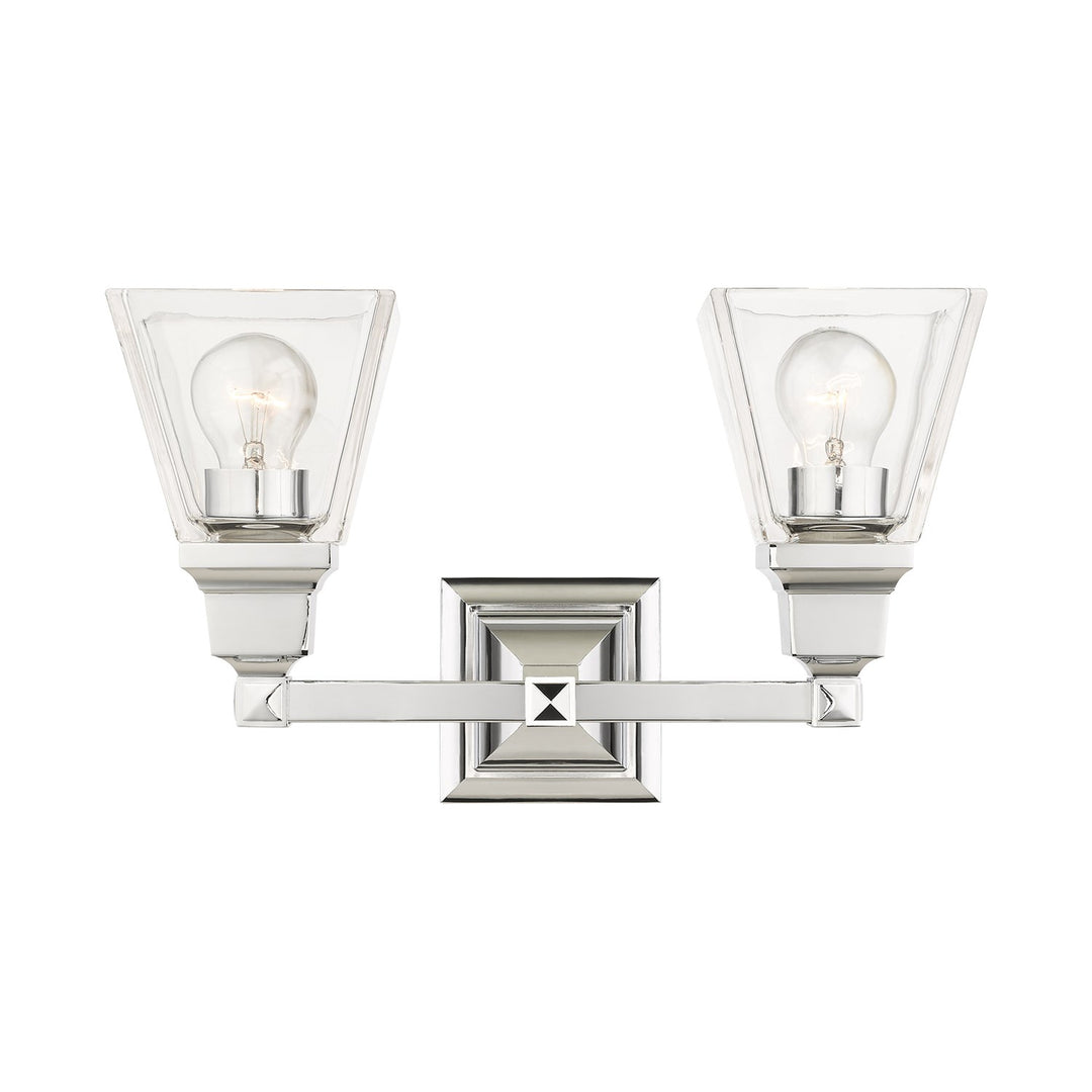 2 Light Polished Chrome Bath Vanity by Livex Lighting
