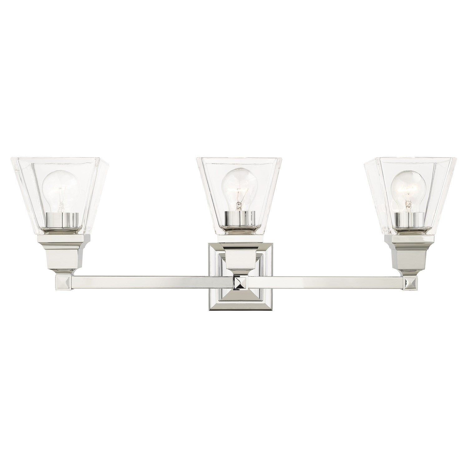 3 Light Polished Chrome Bath Vanity by Livex Lighting