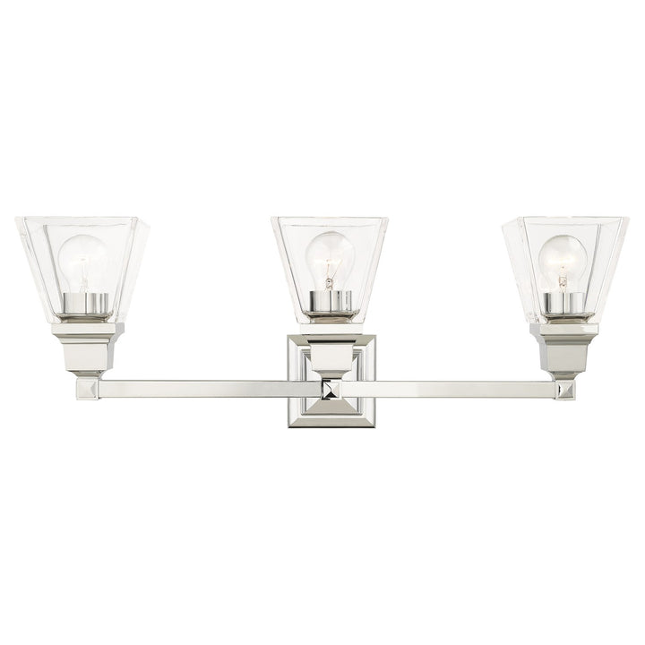 3 Light Polished Chrome Bath Vanity by Livex Lighting
