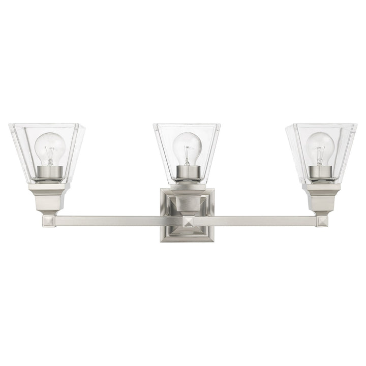 3 Light Brushed Nickel Bath Vanity