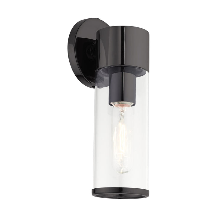 1 Light Black Chrome Ada Single Sconce