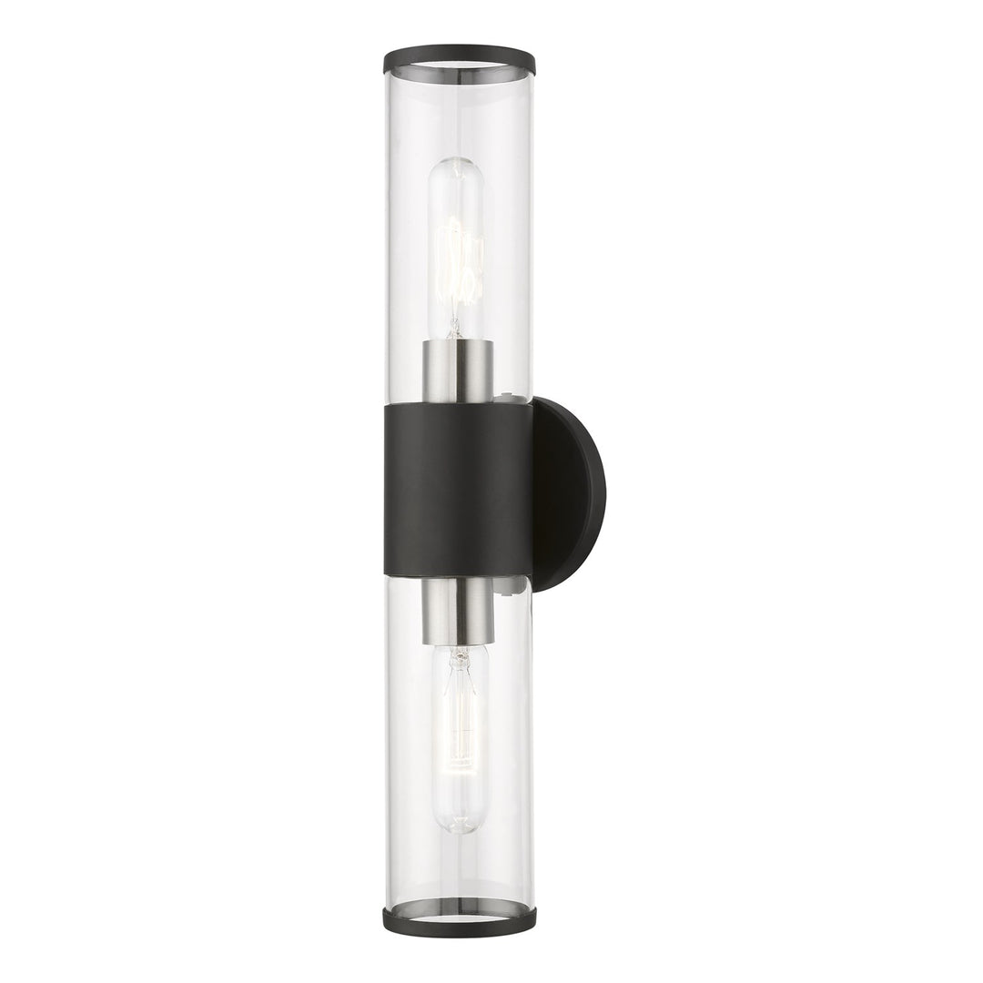 2 Light Black Ada Vanity Sconce by Livex Lighting