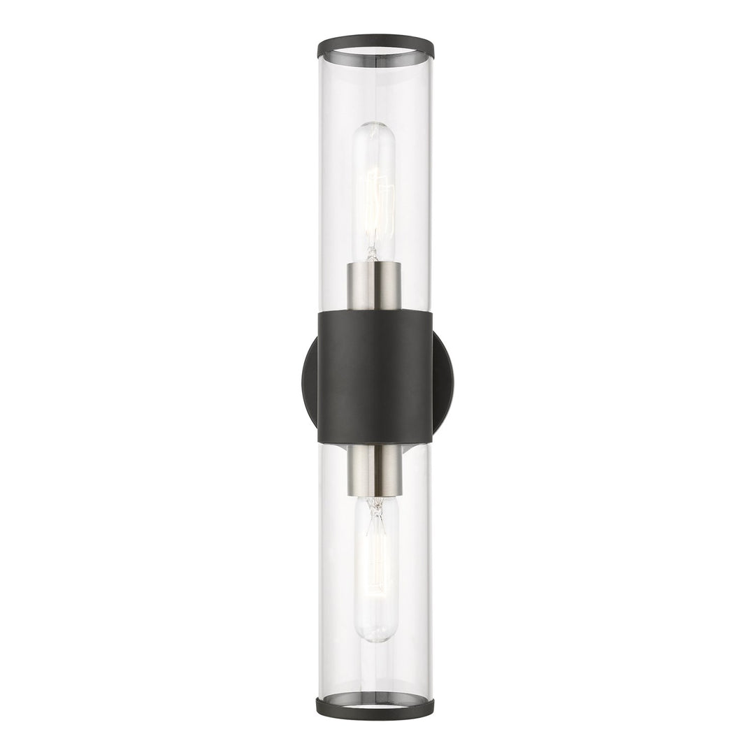 2 Light Black Ada Vanity Sconce